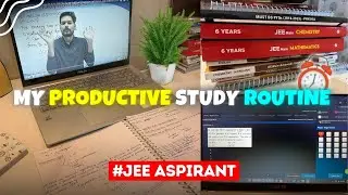 A day of PRODUCTIVITY in life of JEE 2025 DROPPER📚| @iitjeeone | Study Schedule Daily |self study🔥