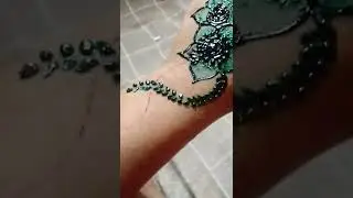 Neha fast colour mehndi design mix simple  or beautiful  design my art ❤❤