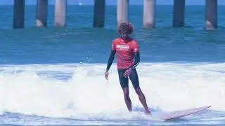 Kaniela Stewart @ WSL Huntington Beach Longboard Classic, R16 Raw clips