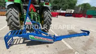 SICKLE BAR REAPER/MOWER WITH HYDRAULIC SYSTEM FOR CROP CUTTING