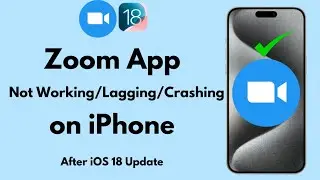 How to Fix Zoom App Not Working on iPhone in iOS 18 Update (2024)