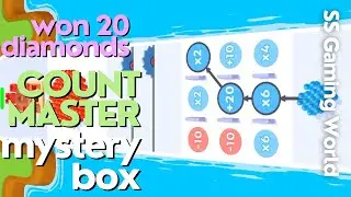 Got 20 Diamonds In Mystery Box | Count Master | SS Gaming World