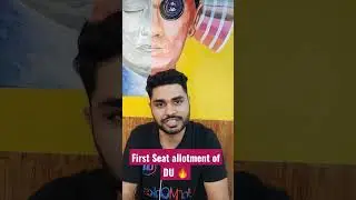 First 🥇 Seat Allotment of DU| Big Update 🔥| #shorts #ytshorts #cuet #duadmissions2022