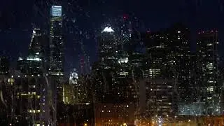 Philadelphia | Rain Sounds For Sleeping | Virtual Window | Rain On Window | 8hrs