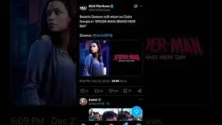 Rosario Dawson will return as Claire Temple in Spider-Man brand new day