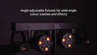 QTX LED CLUSTER FX BAR &ndash; 2 PAR CANS & 2 CLUSTER LASERS