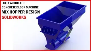 Fully Automatic Concrete Block Machine (Hopper Design) Solidworks