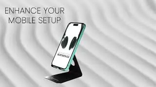 Portronics MODESK Universal Mobile Holder Stand with Metal Body, Anti Skid Design