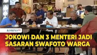 Potret Jokowi Ngemal Bersama 3 Menteri di NTB dan Swafoto Bareng Warga