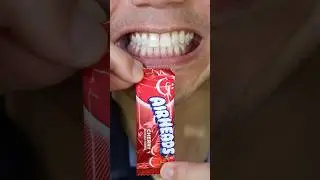 ASMR | Airheads Candy Cherry Flavor #DoctorTristanPeh #ASMR #Shorts #Airheads