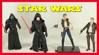 Han Solo vs  Kylo Ren STAR WARS Toy Unboxing CHALLENGE VIDEO