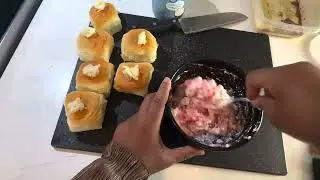 Strawberry Cheesecake Stuffed French Toast!(easy)