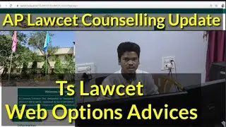 AP Lawcet Counseling Update//Ts lawcet Web Options Advises.