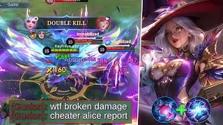 NEW META ALICE BEST BUILD AND EMBLEM TO CARRY YOUR TEAMMATES FOR NEW SEASON