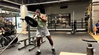 Rotational Landmine Clean and Press