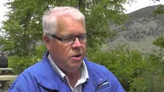 Oil spill drill at Nicola Lake