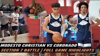 Coronado vs Modesto Christian | Section 7 Battle Was TOUGH Ft. Osiris Grady & Jamari Phillips