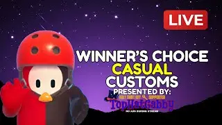 🔴 NO ADS during STREAM presented by @TopHatGabby1st | FALL GUYS LIVE CUSTOMS WINNER'S CHOICE 🔴