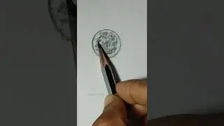 Coin Drawing ASMR 😌 | Satisfying ArtCreative Coin Drawing | Art Lovers #art #shortvideo