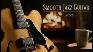Smooth Jazz Guitar Music 🎸 Laid-Back Cafe Vibes for Relaxing, Studying & Working