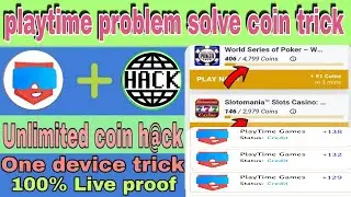 Pocket friend app coin trick | playtime coin trick | refer trick100% live proof Rahultricks🤑