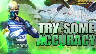 First time try for accuracy in free fire|full map gameplay in mobile