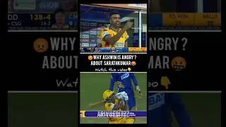 why Ashwin gets angry 😤? He's explain ❤️ #TNPL #criket
