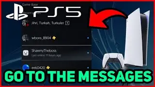PS5 HOW TO GO TO MESSAGES EASY NEW!