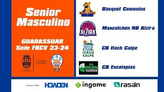 Semifinal Copa Senior Masculino AUTONÓMICO 2024 Bàsquet Comènius - MAXCOLCHÓN NB Alzira