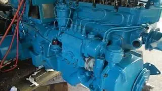 Fordson E1A Major, first trial start after rebuild.