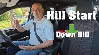 How to Hill start in a manual car... Down hill🚘😲✅