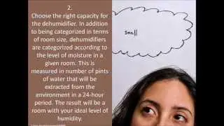 How to choose right size of dehumidifier. dehumifier calculation.