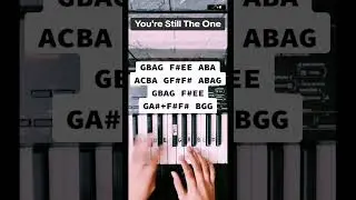 Tutorial 516 | You're Still The One. 🎹 #pianotutorial #suffixpiano #shaniatwain #yourestilltheone