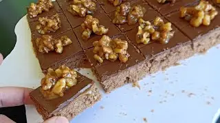 مربعات الكاستال بالشوكولا غير ببياض البيض واش من بنة🤤معلكة واقتصادية وتوجد في نص ساعة🇩🇿