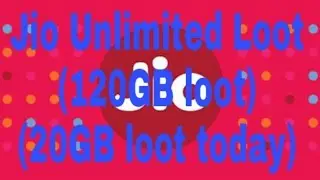 Jio Unlimited Net Trick 2017 + Live Video Proof Part-2 (120Gb loot)💛💛💛💛💛