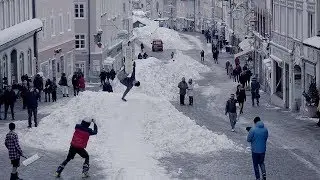 Marktstrasse: Neue Skipiste in Bad T&ouml;lz