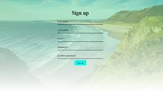 How To Design Sign Up Page Using Only HTML & CSS | Legendary Top Coder