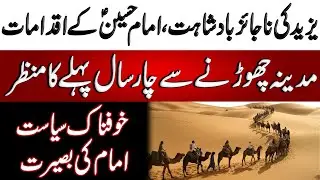Imam Hussain ke Iqdamat aur Yazeed ki Najaiz Siyasat | امام حسین کے اقدامات اور یزید کی ناجائز سیاست