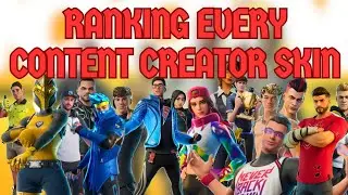Рейтинг ВСЕХ СКИНОВ-ИКОНОК СОЗДАТЕЛЕЙ КОНТЕНТА В FORTNITE ОТ ХУДШЕГО К ЛУЧШЕМУ