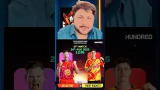 Welsh Fire vs Trent Rockets | The Hundred 2025 | Match 27
