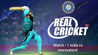 Real Cricket 25 match -1 India vs New Zealand 