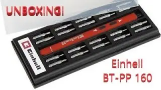 Aldi Einhell BT-PP 160 AAA-ceruzaelemes műszerész csavarhúzó készlet Unboxing & Teszt
