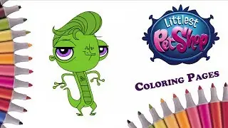 Coloring Book Littless Pet Shop | Coloring Vinni LPS | Coloring Video for Kids
