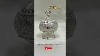 silver Kumkum box // kumkum barani // silver kumkum dabbi // kumkum