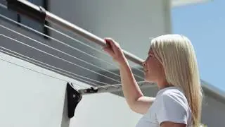 Hills Compact Folding Frame Clothesline - Installation Video