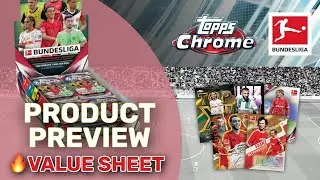 2024-25 TOPPS CHROME BUNDESLIGA 🚨 Product Preview, Value Sheet, Checklist Breakdown