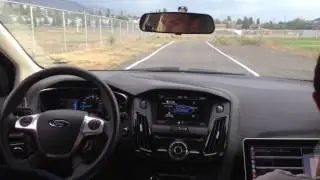 Autonomous ford focus automated by students at USU