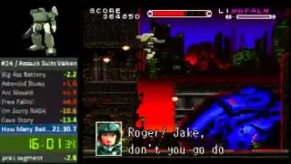 Assault Suits Valken (Cybernator) Speedrun in 20:22