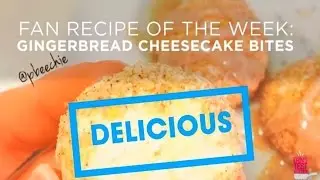 Gingerbread Cheesecake Bites by PBeechie - Fan Recipe of the Week