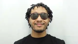 Male model wearing Persol 9649 24/57 Sunglasses
